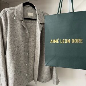 Aime Leon Dore Gray Shacket Jacket